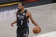 Kevin Durant #7 of the Brooklyn Nets.